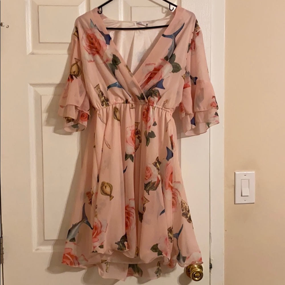 NWT KATIE flowery dress.